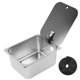 thumbnail image 2 of Fregadero de cocina ANGGREK acero inoxidable Grande para vehículos recreativos, 2 of 8