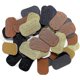thumbnail image 3 of 100Pcs Faux Leather Tags for Clothes Handmade Gift Handcraft Faux Leather Labels DIY Sewing Tags Garment Accessories, 3 of 5