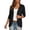 Black, variant on Women's Lightweight Open Front Cardigan Solid Color Long Sleeve Casual Soft Knit Cardigan Sweaters Outerwear with Pockets