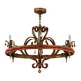 thumbnail image 4 of Meyda Tiffany 135985 Grosetto 6 Light 39" Wide Beaded Candle Style Chandelier - Gold, 4 of 5