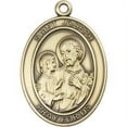 thumbnail image 3 of Antique Gold St. Joseph Keychain, 3 of 4