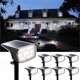 thumbnail image 1 of Focos solares HIBOITEC 59 LED impermeables, paquete de 8, 1 of 7