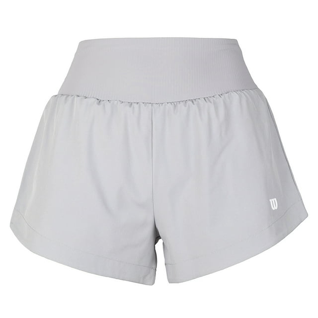 Short con Biker Deportivo Wilson para Mujer Halo Rib Color Gris Claro Talla M