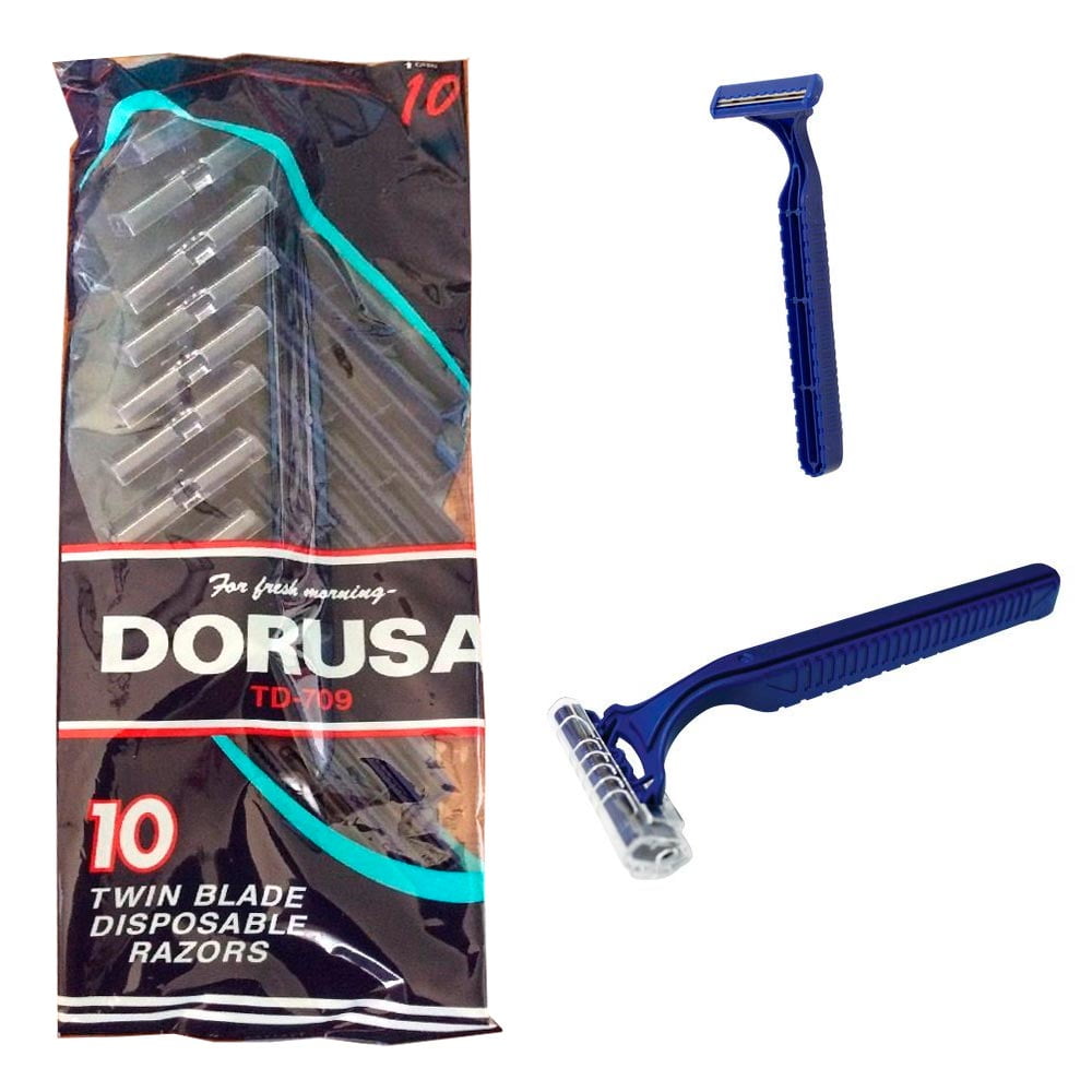 10pcs Disposable Twin Blade Hair Removal Razors Trimmer Shaver Cosmetic
