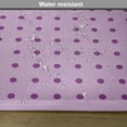 thumbnail image 6 of Ambesonne Nostalgic Place Mats Set of 4, Fashion Polka Dots, Standard Size, Plum Lilac, 6 of 6