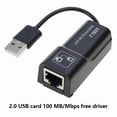 thumbnail image 2 of Zecic USB to Ethernet Adapter USB 2.0 to Ethernet LAN Networking Adapter 100Mbps RJ45, 2 of 7