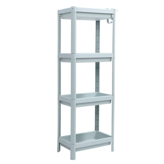 Adjustable Multifunctional Shelving Unit 3 Tier, Large Storage, Prevent Dropping, Convenient Access, Deep Baskets, Bathroom, Kitchen, Living Room