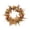 1-A4, variant on Halloween Thanksgiving Candle Ring Wreath,Artificial Maple Leaf Pumpkin Centerpiece for Table Front Door Wall Indoor Outdoor Fall Holiday Decoration
