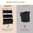 thumbnail image 6 of TECHVIDA 3 Tier Metal Rolling Laundry Basket Cart, Adjustable Freestanding Laundry Hamper with 6 Storage Baskets, Laundry Clothes Storage Cart, 6 of 8