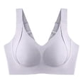 thumbnail image 4 of ZJXFGS Jelly Bras for Women,Womens Lace Bra Jelly Bras for Women Wirefree Bras With Support and Lift Lifting Bra for Older Sports Bras for Women High Support C-Blue L, 4 of 4