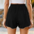 thumbnail image 4 of LEKWK Running Shorts for Women High Waisted Casual Athletic Shorts with Pockets Drawstring Relaxed Fit Workout Bottoms Summer Sporty Gym Outfits, 4 of 8