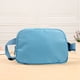 thumbnail image 5 of Bolsa de pecho impermeable de nailon azul para cruzar el cuerpo para hombres y mujeres, bolso de mensajero todo combinado para deportes al aire libre corriendo cinturón de cadera, 5 of 6