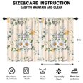 thumbnail image 2 of Blackout Kids Curtains,Pioneer Flower Floral Print Pattern Childrens Insulated Curtains Set Of 2,Bedroom Essentials,Toddler Room Decor 42"x54", 2 of 5