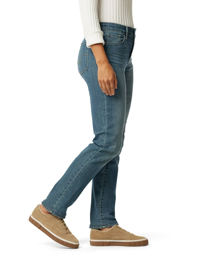 ★★ ★★ Women's Signature 90s Straight Fit Mid Signature by Levi Strauss & Co Women's Mid Rise Straight