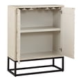 thumbnail image 4 of Hotchkiss Cream Transitional Wood Two Door Bar Cabinet, 4 of 6