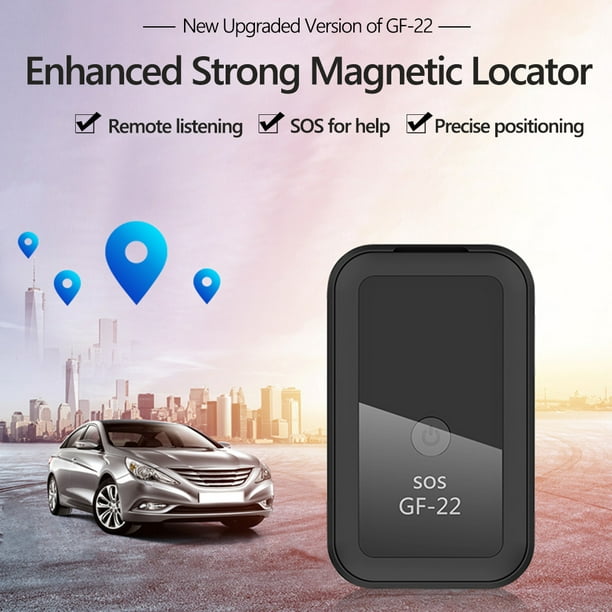 Mymisisa GF-22 GPS Tracker pour voiture Mini magnétique SOS GPS