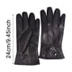 thumbnail image 3 of Guantes de cuero negros de invierno para hombre para conducir, guantes de piel de oveja auténtica con forro polar cálido., 3 of 7