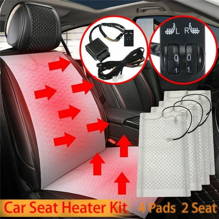 Universal Car Seat Heater Carbon Fiber Winter Heated Cushion Warmer 5 ...