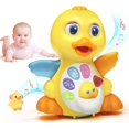 thumbnail image 1 of Juguetes musicales para bebés de 6, 9 y 12 meses en adelante, juguetes musicales de pato para bebés, juguetes de aprendizaje interactivos para bebés., 1 of 5