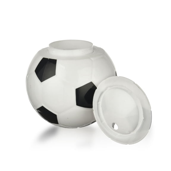 Football Shaped Wine Glass 450ml - BPA - Free Plastic Cup for Wine, Beer, & Cocktails - Shatterproof Design for Outdoor Events and Parties - Easy to Clean and Maintain,White
