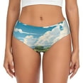 thumbnail image 1 of Fotbe Countryside Farm Cow Calzones Estampados para Mujer – Ropa Interior de Algodón, Cómoda, Suave y Elástica-X-Small, 1 of 6