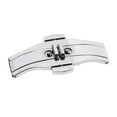 thumbnail image 1 of Butterfly Deployment Double Push Buckle Clasp With Spring Bars - 6x23mm, 1 of 8