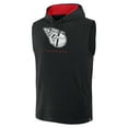 thumbnail image 2 of Men's Fanatics Black Cleveland Guardians Fire Speed Sleeveless Pullover Hoodie, 2 of 3