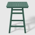thumbnail image 3 of WestinTrends Outdoor 37" Counter Height HDPE Patio Square Bar Table, Dark Green, 3 of 7