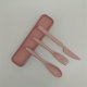 thumbnail image 3 of QUTETN 10 Sets Of Wheat Straw Cutlery Set, 3 of 4