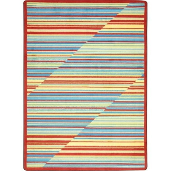 Kid Essentials Rhythm Rectangle Teen Area Rugs  02 Tropical - 7 ft. 8 in. x 10 ft. 9 in.