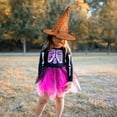 thumbnail image 7 of Hwkond Halloween Witch Hats, Halloween Hat Children Adult Party Dance Up Witch Hat,Orange, 7 of 7