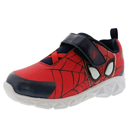 

Favorite Characters Boy s Spider-Man OSPF382 Hook & Loop Ligheted Athletic Sneaker