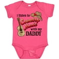 thumbnail image 3 of Inktastic I Listen to Country Music with My Daddy Guitar and Hat Boys or Girls Baby Bodysuit, 3 of 5