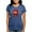 Heather Blue, variant on - A Product Of Washington DC T Shirt - Womens Tri-blend T-Shirt