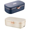 thumbnail image 3 of 220V 110V EU US Plug Electric Heated Lunch Box Heater Stainless Steel Student Office Home Food Warmer Heating Container Set, 3 of 5