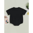 thumbnail image 4 of Bagilaanoe Toddler Baby Boy Rompers/T-Shirts Letter Print Short Sleeve Tops 3M 6M 12M 18M 24M 3T 4T 5T Kids Casual Summer Clothes, 4 of 8