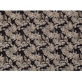 thumbnail image 2 of Zelouf Helena Jacquard  , Sewing, DIY, Crafts Fabric by the Yard, Black/gold, 1 Yard, 2 of 2