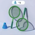thumbnail image 1 of Badminton Racket for Kids Badminton Shuttlecocks Play Game Toy Tennis Racket for green, 1 of 7