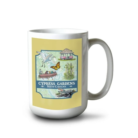 

Lantern Press 15 fl oz Ceramic Mug Pismo Beach California The Beach is my Happy Place Simply Said Dishwasher & Microwave Safe