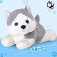 thumbnail image 2 of Peluche Houwsbaby Husky de 33 cm con luz LED para niños, 2 of 6