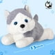 thumbnail image 2 of Peluche Houwsbaby Husky de 33 cm con luz LED para niños, 2 of 6