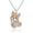 Gold, variant on Female All-match Cartoon Pet Dog Pendant Necklace