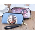 thumbnail image 4 of Coofit Coin Purse Casual Zipper Print Shell Phone Clutch Wallet Change Purse for Ladies, 4 of 10