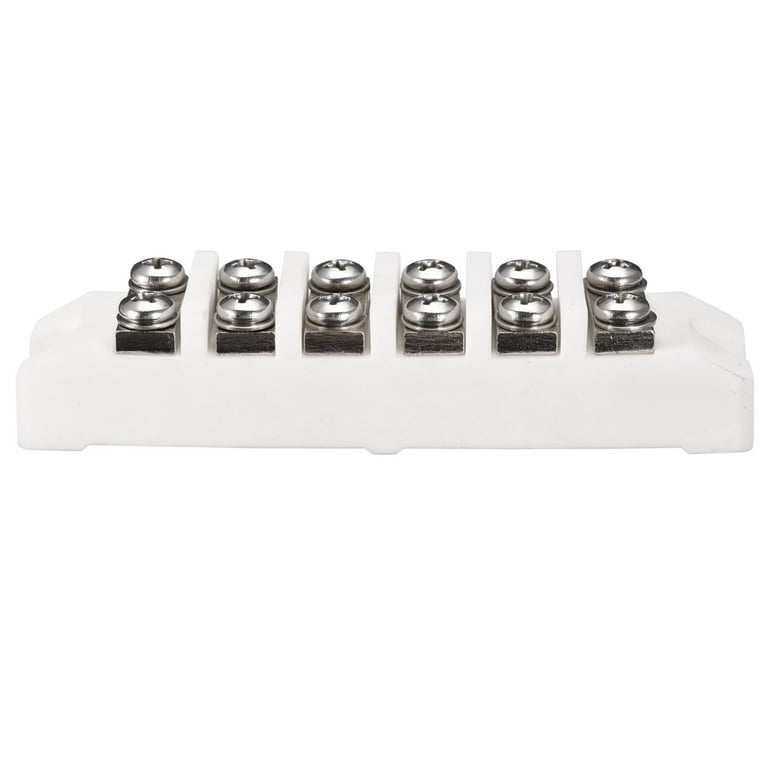 Uxcell Porcelain Ceramic Terminal Block 6 Way High