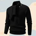 thumbnail image 3 of Kureaily Winter Sweater Coat With Detachable Scarf Soft Knit Fabric Long Sleeve Pullover Comfortable Warm Outerwear For Casual Fall And Cold Weather Wear Mens Sweater Crewneck, 3 of 5