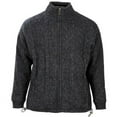 thumbnail image 2 of Mens Gray Irish Wool Sweater Made By Aran Woollen Mills, Size Medium, 2 of 5