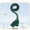 thumbnail image 2 of CLERKMANS Orange Graduation Honor Cord, Tassels, 2 of 6