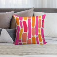 thumbnail image 6 of Red And Orange Modern Art Geometric Pillow Covers,Red And Orange Modern Art Geometric Throw Pillow Covers 18"×18" ,Living Room Sofa Couch Pillow Covers,Decorative Pillow Covers, 6 of 7