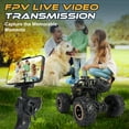 thumbnail image 5 of Wisairt RC Car for Kids, 1:16 Remote Control Car with 1080P HD Camera, 4WD RC Monster Truck, 2.4 GHz Alloy Car Toy for Kids Boys Teens Adults Birthday Christmas Gifts (Black), 5 of 8