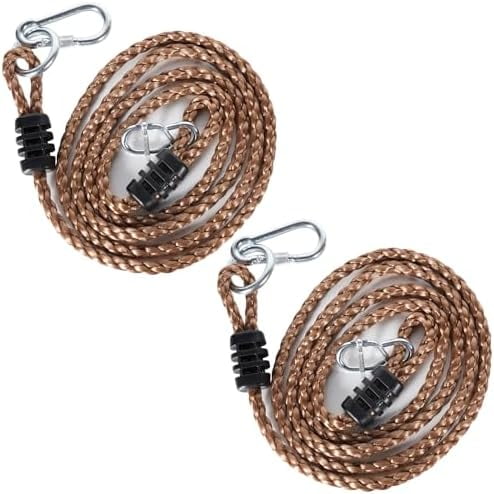 Tree Swing Straps Heavy Duty, Adjustable Tree Rope Swing (2 Pack) - PE Rope Extensions for Outdoor Swings, Hammocks, and Playground Sets - 5.9ft Length (Carrying 410 pounds)